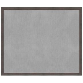 Amanti Art Framed Magnetic Board (51 x 43) Hardwood Chocolate Narrow Magnet Board, Oversize Magnetic Bulletin Board for Office Decor, Mudroom, Kitchen or Organization Drop Zone from WI, USA