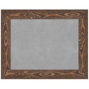 Amanti Art Framed Magnetic Board (30 x 24) Bridge Brown Magnet Board, Medium Magnetic Bulletin Board for Office Decor, Mudroom, Kitchen or Organization Drop Zone from WI, USA
