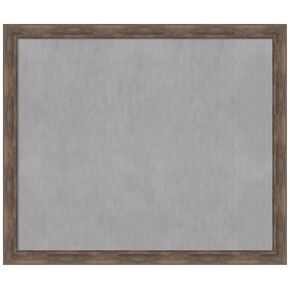 Amanti Art Framed Magnetic Board (53 x 45) Hardwood Mocha Magnet Board, Oversize Magnetic Bulletin Board for Office Decor, Mudroom, Kitchen or Organization Drop Zone from WI, USA