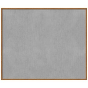 Amanti Art Framed Magnetic Board (49 x 41) Carlisle Blonde Narrow Magnet Board, Oversize Magnetic Bulletin Board for Office Decor, Mudroom, Kitchen or Organization Drop Zone from WI, USA
