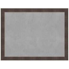 Amanti Art Framed Magnetic Board (26 x 20) Whiskey Brown Rustic Magnet Board, Medium Magnetic Bulletin Board for Office Decor, Mudroom, Kitchen or Organization Drop Zone from WI, USA