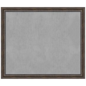 Amanti Art Framed Magnetic Board (53 x 45) Rustic Pine Brown Magnet Board, Oversize Magnetic Bulletin Board for Office Decor, Mudroom, Kitchen or Organization Drop Zone from WI, USA