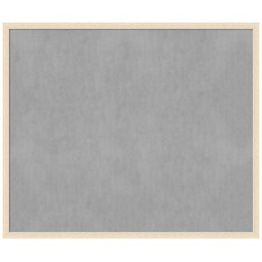 Amanti Art Framed Magnetic Board (50 x 42) Woodgrain Stripe Blonde Magnet Board, Oversize Magnetic Bulletin Board for Office Decor, Mudroom, Kitchen or Organization Drop Zone from WI, USA