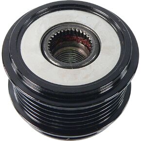 Pulley Compatible with/Replacement for Audi & Bosch Alternators; OD: 61mm, ID: 17mm, 6 Groove 206-24037