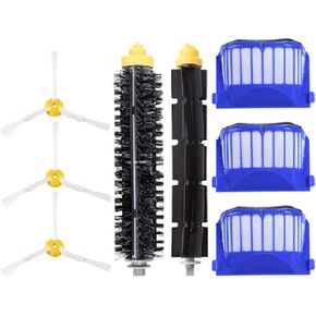 Replacement Parts Accessory for iRobot Roomba 600 Series 690 692 694 670 660 665 651 650 614 & 500 Series 595 585 564,Side Brush,Bristle Brush & Flexible Beater Brush, Filter and Screw