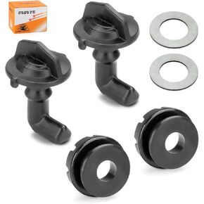 2Pcs Hood Latch Toggles with Grommets and Washers Kit for Polaris RZR 570 RZR 800 RZR 900 2010-2022 7081500