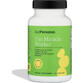 The Miracle Worker Magnesium Powder Supplement: Reduce Stress and Improve Sleep Quality and Regularity While Easing Muscle Cramps, Strawberry Flavor, 30 Servings