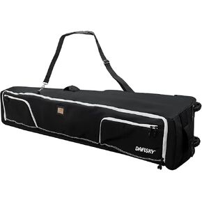 DAFISKY Snowboard Bag With Wheels - Rolling Padded Ski Bag For Air Travel,Snowboard Bindings Bags Travel Bag for Single Snowboard and Snowboard Boots