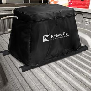 5th Wheel Hitch Cover with Plush Lining,Heavy Duty Waterproof UVproof Fifth Wheel Trailer Hitch Cover Fits 15K-26K 5th Wheel Hitch.(Only Cover,Black)