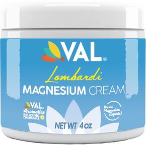 VAL Magnesium Pain Relief Cream - Whole Body Formula, 4oz - Organic Shea Butter