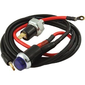 QuickCar Racing Products 61-713 Blue Lens Water Pressure Warning Light Kit