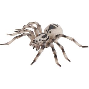 Flormoon Spider Toys 50 pcs Realistic Spider Figures Tarantula Figurines for Halloween Decor, Early Educational Toy, Birthday Party, Cake Topper for Kids