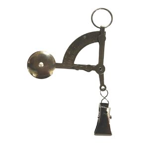 Postal Scale, Small Analog Letter Weighing Device, Portable Design, Black