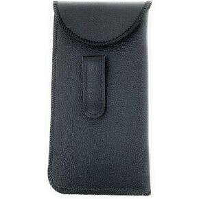 Soft Safety SlipIn Pocket Clip Flap Eyeglasses Leather Case Holder Belt Pouch X-Large