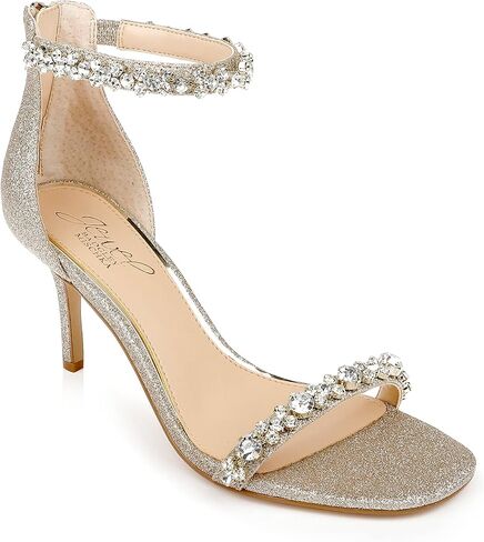 صندل نسائي بكعب داستن من Jewel Badgley Mischka in Kuwait