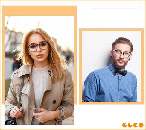 ايبوان نظارات حجب الضوء الازرق مع عدسات متلونة بالضوء، 3 قطع نظارات باطار دائري عصري ريترو - مضادة للاشعة فوق البنفسجية/الوهج بنسبة 99.9% in Kuwait