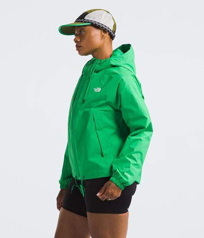 THE NORTH FACE Women's Antora Rain Hoodie, Optic Emerald, Medium in Saudi Arabia