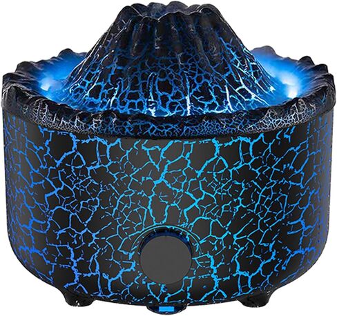 YALEDI Aromatherapy Essential Oil Diffuser, 560ml Ultrasonic Cool Mist Diffuser/Humidifier with Flame & Volcano 2 Mist Mode, for Bedroom,Office,Home, Timer & Auto Shut-Off, Remote Control, Gift in Kuwait