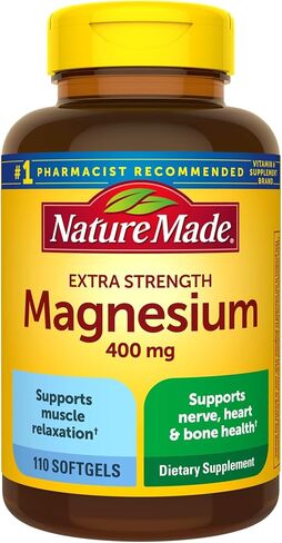 Nature Made Extra Strength Magnesium 400 mg., 180 Softgels in Saudi Arabia