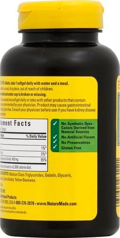 Nature Made Extra Strength Magnesium 400 mg., 180 Softgels in Saudi Arabia
