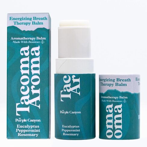 Essential Oils Balm Stick | Mystic Energy Aromatherapy Balm by Tacoma Aroma | Natural Beeswax Body Balm | Grapefruit, Lemongrass & Sandalwood Essential Oils Blend For Mindfulness | 6.5 grams in Kuwait