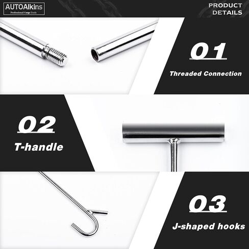 Heavy Duty 5th Wheel Pin Puller, 32" Solid Steel Chrome Plated Fifth Wheel Puller Hook, 1 Pack in Saudi Arabia