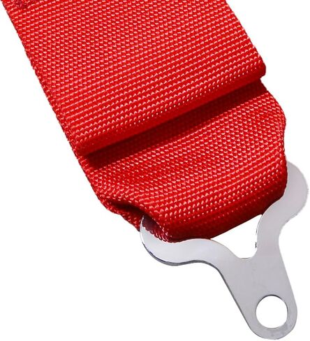 5 Point Racing Seat Belt Harness Set 3" Camlock Quick Release with Premium Quality Soft Webbing Red in Saudi Arabia