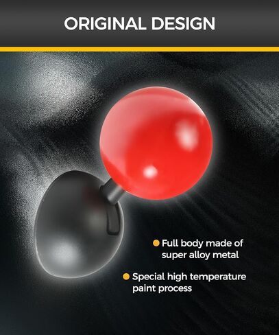 Car One-Button Start Lever,Push to Start Button Rocker,Car Accessories Automotive One Button Start Lever,Car Engine Start Stop Button Decorative Ball-Bar,Push Start Button Cover for Cars (Red) in Saudi Arabia