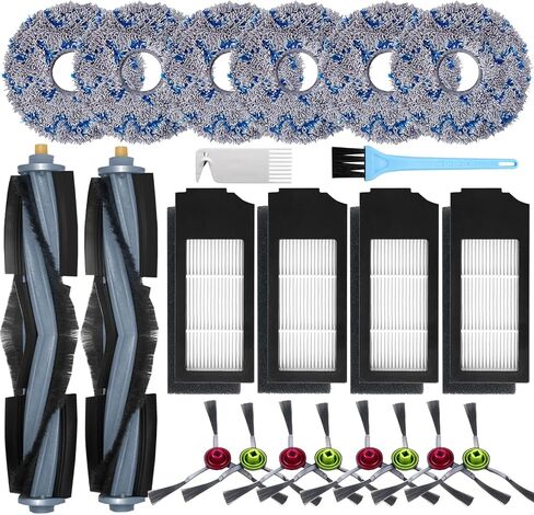 GYLBF 8 أكياس مكنسة كهربائية لـ ECOVACS DEEBOT X1 Omni، أكياس غبار لـ ECOVACS DEEBOT X1 Turbo، أكياس بديلة لـ ECOVACS DEEBOT X1 Plus Robot Vacuum in Kuwait