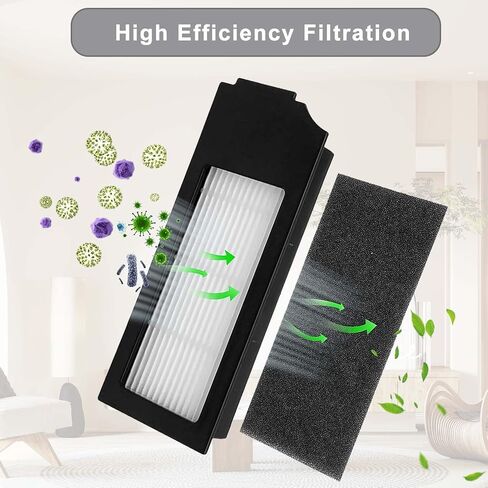 GYLBF 8 أكياس مكنسة كهربائية لـ ECOVACS DEEBOT X1 Omni، أكياس غبار لـ ECOVACS DEEBOT X1 Turbo، أكياس بديلة لـ ECOVACS DEEBOT X1 Plus Robot Vacuum in Kuwait