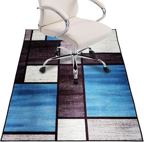 Office Chair Mat for Hardwood and Tile Floors, 36"x48" Desk Chair Mat for Carpet, Anti-Slip Computer Chair Mat Low Pile Carpet Chair Mats for Rolling Computer Chair in Saudi Arabia