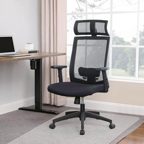 Office Chair Mat for Carpet Floor, Slip Resistant Heavy Duty Under Desk Protector Carpeted Floors Mats, Rolling Computer Mats with Studs for Home and Office Low Pile Carpets 36"X48" Chair Mat in Saudi Arabia