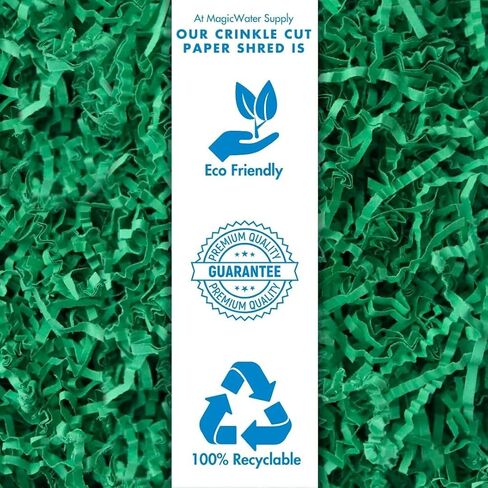 MagicWater Supply - 4 oz - Blue - Soft & Thin Crinkle Cut Paper Shred Filler great for Gift Wrapping, Basket Filling, Birthdays, Weddings, Anniversaries, Valentines Day, and other occasions in Kuwait