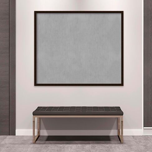 Amanti Art Framed Magnetic Board (50 x 42) Espresso Brown Magnet Board, Oversize Magnetic Bulletin Board for Office Decor, Mudroom, Kitchen or Organization Drop Zone from WI, USA in Saudi Arabia