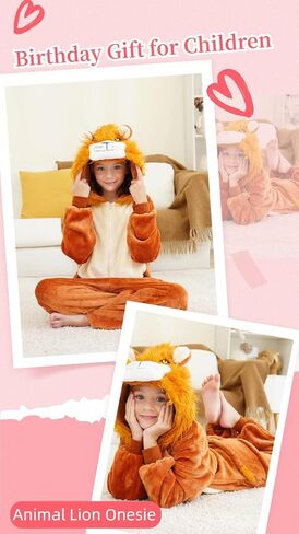 Kids Onesie Pajamas Animal Pjs Halloween Cosplay Costume One-piece Sleepwear in Saudi Arabia