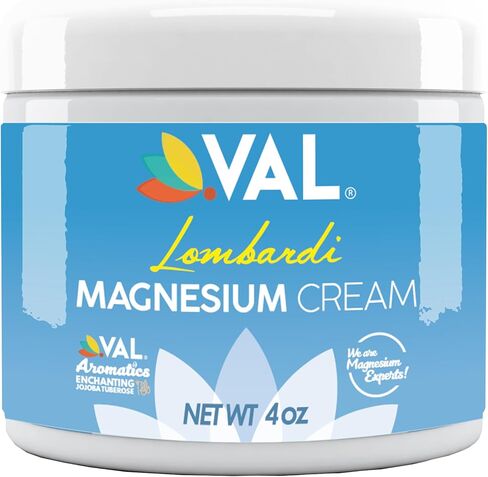 VAL Magnesium Pain Relief Cream - Whole Body Formula, 4oz - Organic Shea Butter in Saudi Arabia