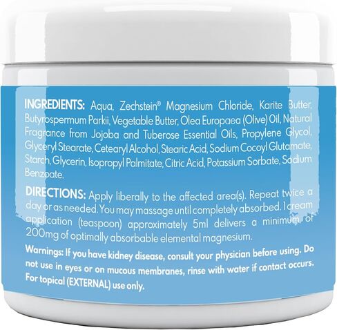 VAL Magnesium Pain Relief Cream - Whole Body Formula, 4oz - Organic Shea Butter in Saudi Arabia