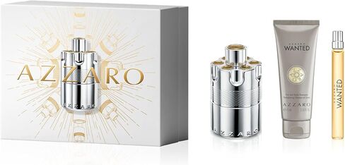 Azzaro Wanted Eau de Parfum - Energizing & Intense Mens Cologne - Woody, Aromatic & Spicy Fragrance - Fresh Notes of Juniper Berries, Sage, Vetiver - Lasting Wear - Luxury Perfumes for Men in Kuwait