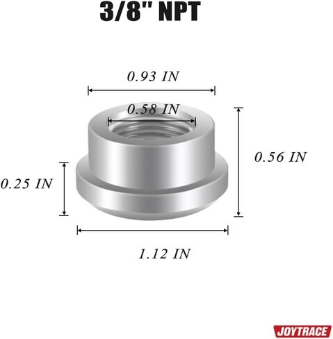 3/8 NPT أنثى مترابطة اللحام على Bung المناسب الألومنيوم 2PCS in Kuwait