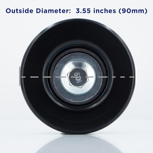 Belt Idler Pulley, 36299, 12555609, 12669569 Belt Pulley Compatible with Select Buick, Chevrolet, GMC, Hummer, etc Models. Automotive Replacement Idler Pulley by KeeRoarin (with Bolt) in Kuwait