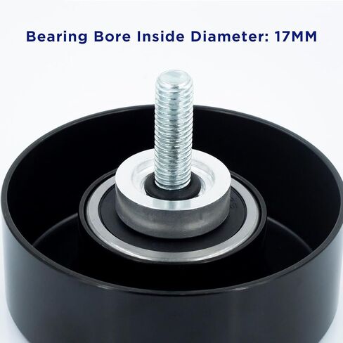 Belt Idler Pulley, 36299, 12555609, 12669569 Belt Pulley Compatible with Select Buick, Chevrolet, GMC, Hummer, etc Models. Automotive Replacement Idler Pulley by KeeRoarin (with Bolt) in Kuwait