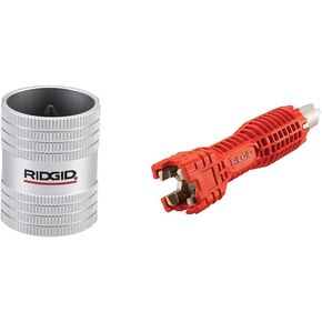 RIDGID 223S Copper and Stainless Steel Tubing Reamer and Reed Tool PPR200 Clean Ream Extreme