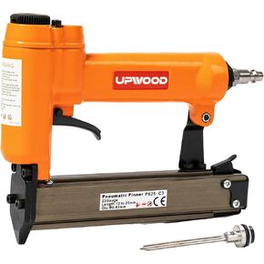 Upwood 7116LN Air-Powered Staple Gun 22 Gauge Stapler, Pneumatic Oil-Free Upholstery Stapler, top Exhaust, for Woodworking, Professional and DIY Projects