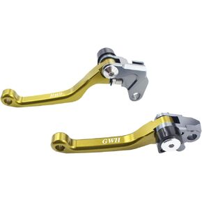 Motorcycle Billet Foldable Brake Clutch Lever Handle CNC Aluminum Pivot for RM85 05-17 RM125 RM250 04-08 YZ80 YZ85 YZ 85 80 2001-2014 TTR230 TTR 230 2005-2022 Dirt Pit Bike Motorbike