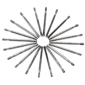 JINGLING 4mm Diamond Drill Bit, 5/32" Lapidary Drill Bits, Core Stone Drill Bit, Hole Saw Tools for Glass Tile Rocks Pack of 20Pcs in Kuwait
