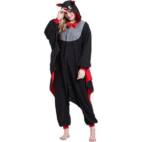 Adult Onesie Pajamas - Unisex Halloween Animal Costume Sleepwear for Men & Women - Comfy & Fun Cosplay Outfit