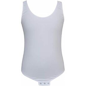 Children's Anti-Strip Onesie Bodysuit with Snaps at Shoulder and Crotch