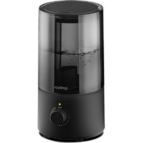 Humidifiers for Bedroom, raydrop Cool Mist Humidifiers for Babies, 1.0L Quiet Ultrasonic Humidifier, Space-Saving, Filterless, Auto Shut Off - (0.26 Gallon, US 110V)