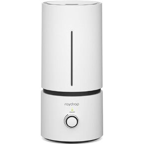 Humidifiers for Bedroom, raydrop Cool Mist Humidifiers for Babies, 1.0L Quiet Ultrasonic Humidifier, Space-Saving, Filterless, Auto Shut Off - (0.26 Gallon, US 110V)