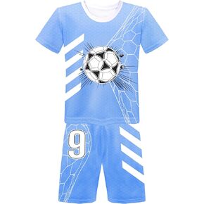 Boys & Girls Soccer Jerseys Kids Jersey Outfits Youth Football Training Uniform Fans Basketball Sport Short Set